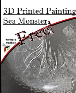 3D Printed Painting - Sea Monster | No AMS Needed! 3d model