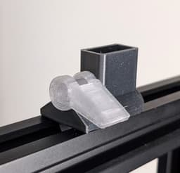 Quick Release Accessory Holder for T-Bar Printers 3d model