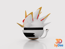 Solgaleo Poke Ball 3d model