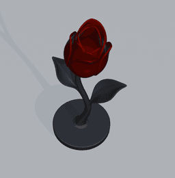 Eternal Flower Tulip Sculpture – Decorative Floral Display for Home Decor, Shelf Styling & Miniature 3d model