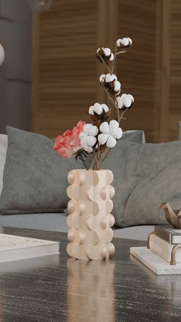 Vase Hemisphere Pattern 3d model