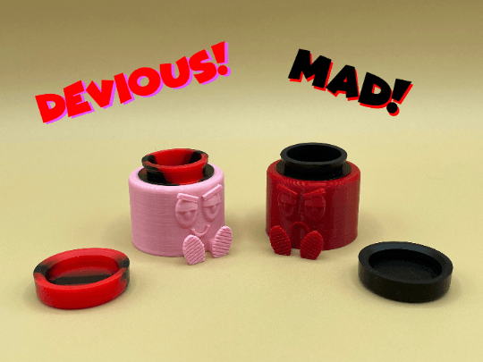 Chill Buddy Jr 5ml Silicone Container 3d model