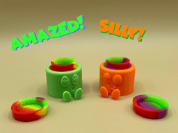 Chill Buddy Jr 5ml Silicone Container 3d model