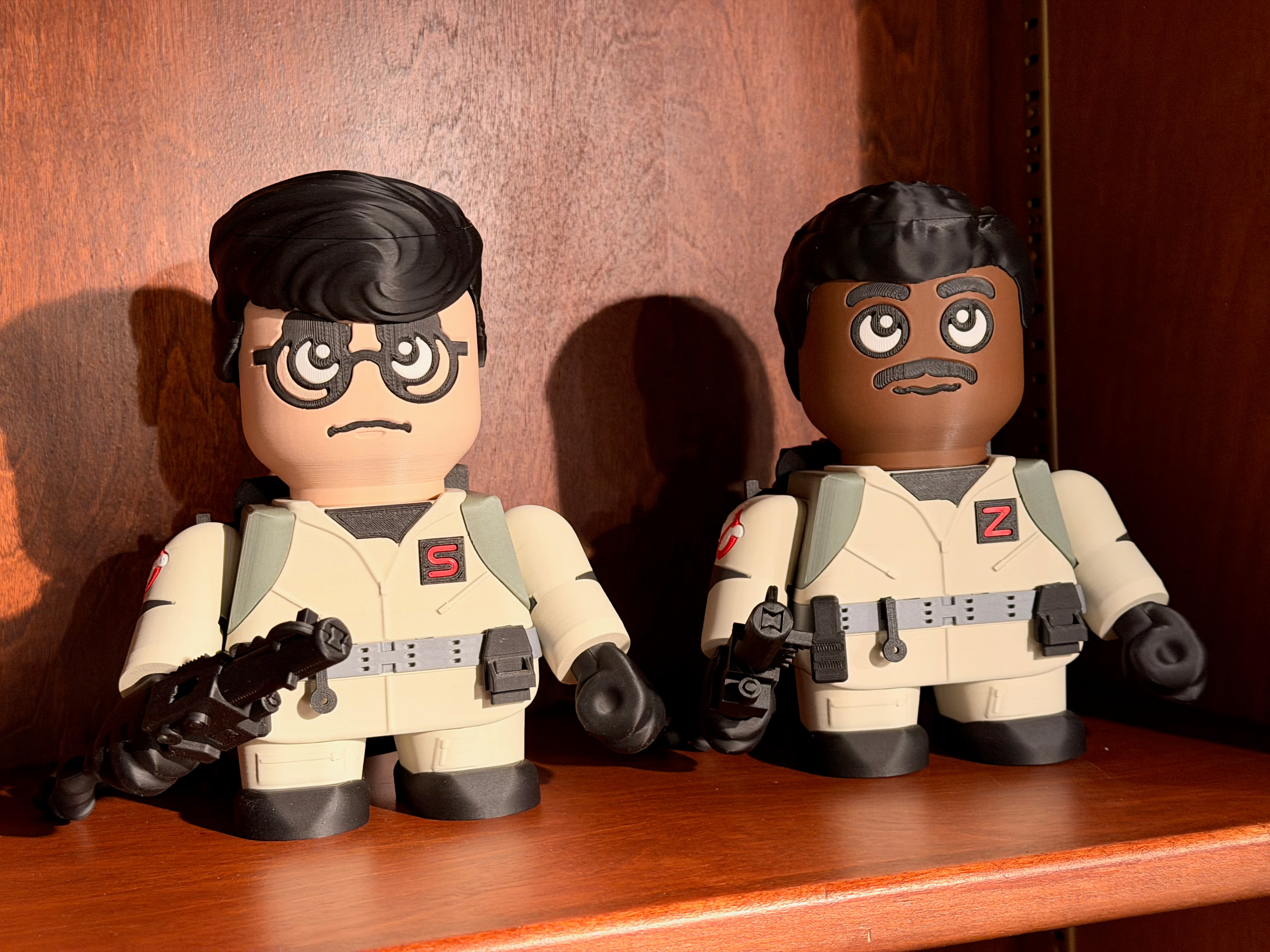 Do. Re. EGON!!
Ghostbusters printed at 100%, Stay Puft printed at 150%.