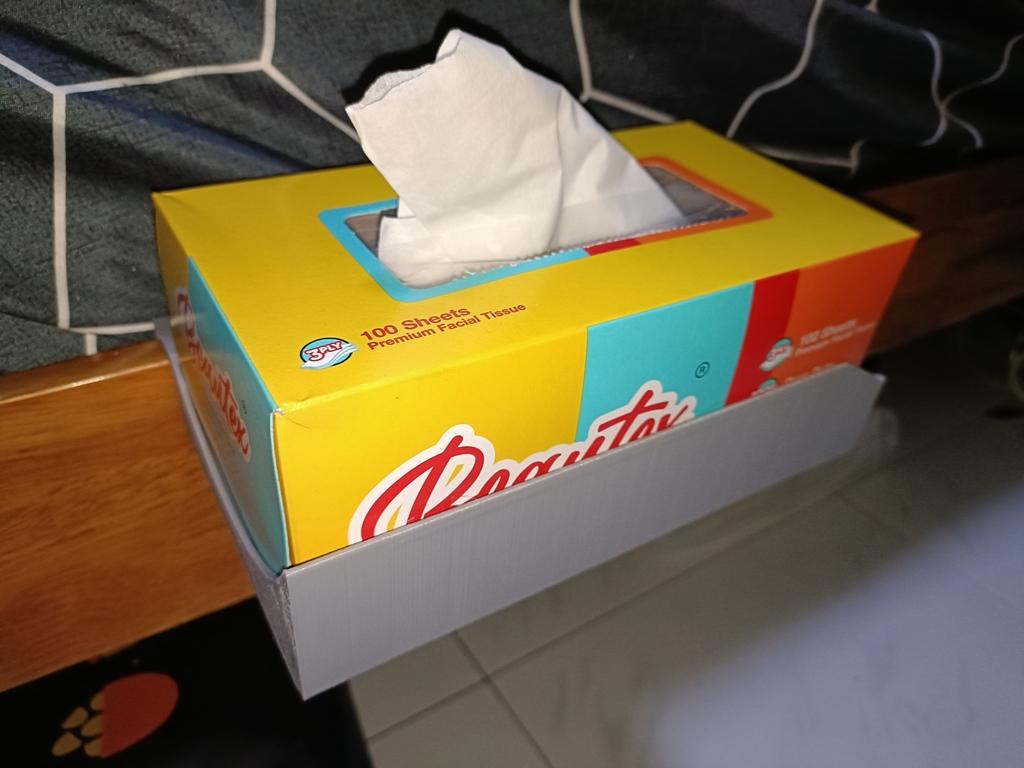 Bedside Tissue Box Holder and Cover 3d model
