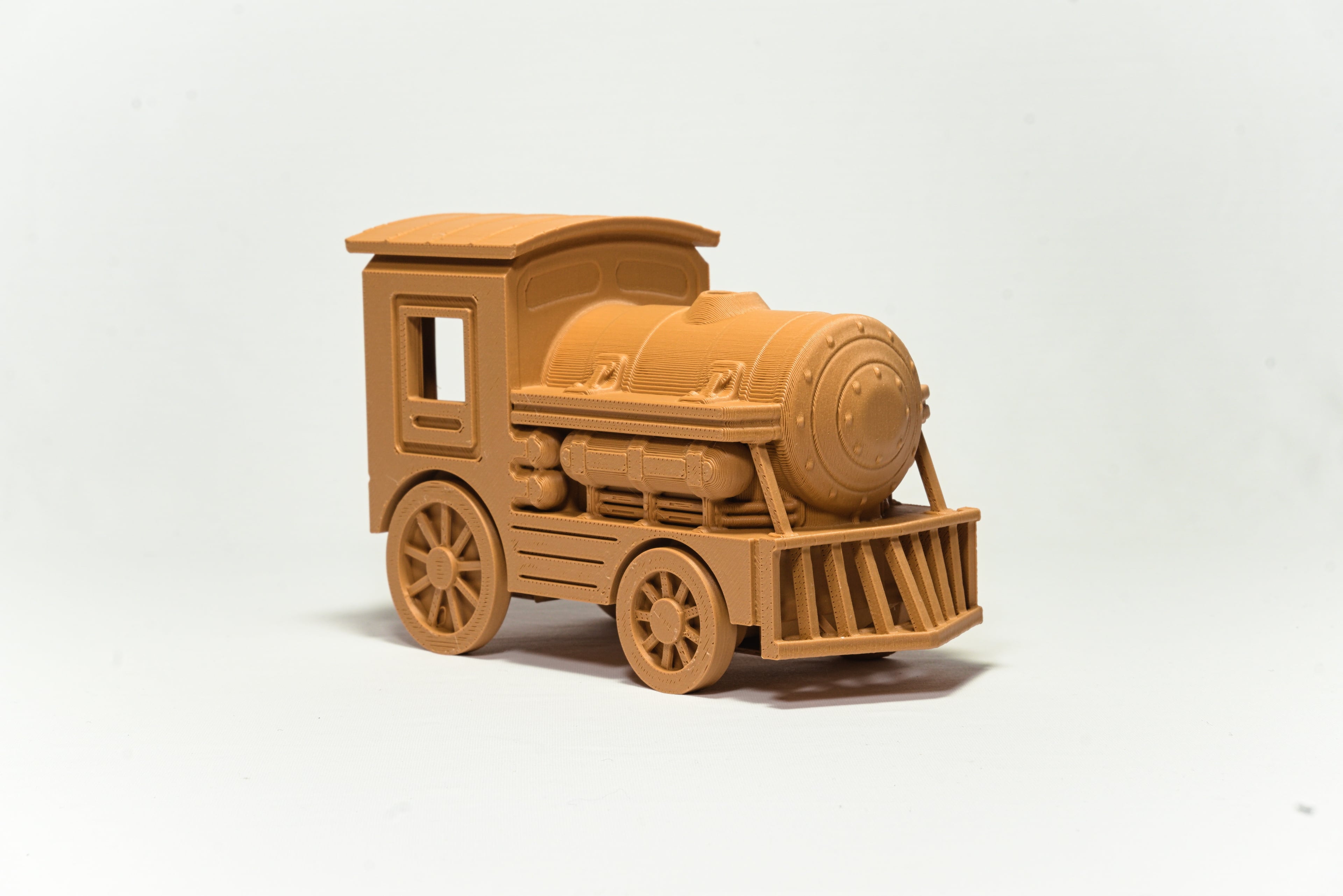 Clasic Locomotive Train - Print in place 3d model