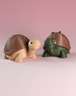 Tortoise Fidget Clicker Keychain 3d model