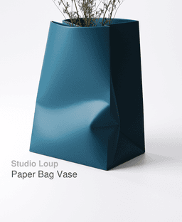 Paper Bag Vase 3d model