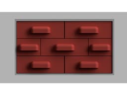 Brick Themed Chest of Drawers 3d model