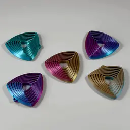 Fidget Wobble Triangle Toy Print in Place 3d model