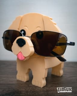 GOLDEN RETRIEVER GLASSES HOLDER 3d model