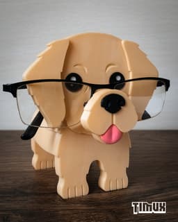 GOLDEN RETRIEVER GLASSES HOLDER 3d model