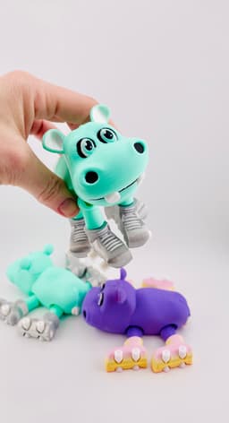 Hippo Roller Skate Flexi 3d model