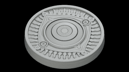 Evil Eye Altar Tile STL - Printable Spiritual Decor Object 3d model