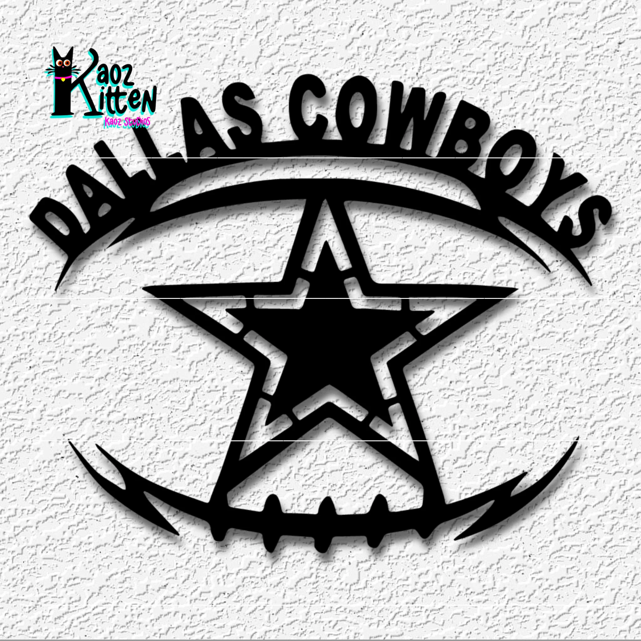 Dallas Cowboys Football star football wall art Sports Team Decor 3d model