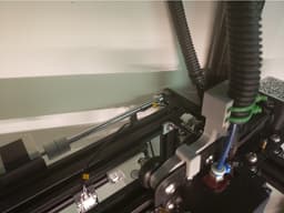 Print head cable relif with integral clip 3d model