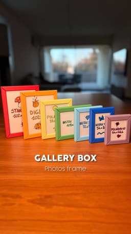 GALLERY BOX | PHOTOS FRAME 3d model