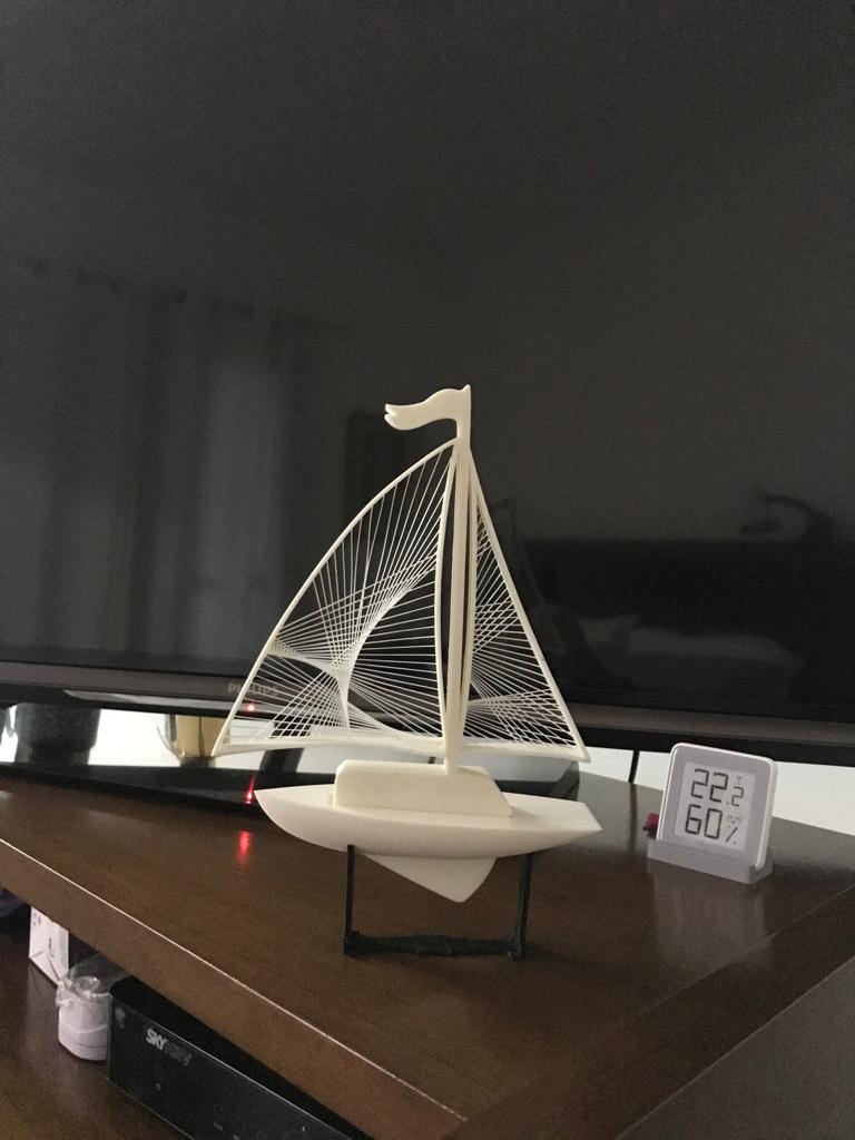 Sailboat - no supports - Beautiful boat, thanks. - 3d model