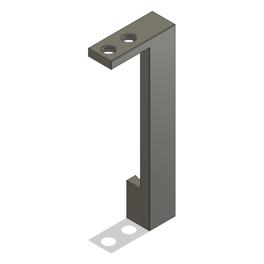 Screw Wall Filament Holder 3d model