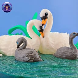 Swan Trinket Box -Container, Treasure, Box 3d model