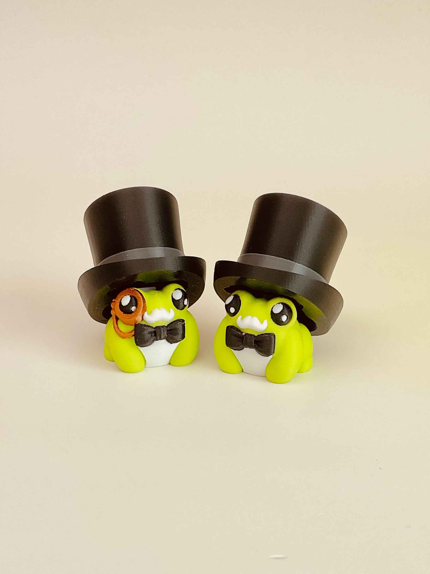 Gilded Age Frog Clicker Keychain Fidget Toy Bundle 3d model