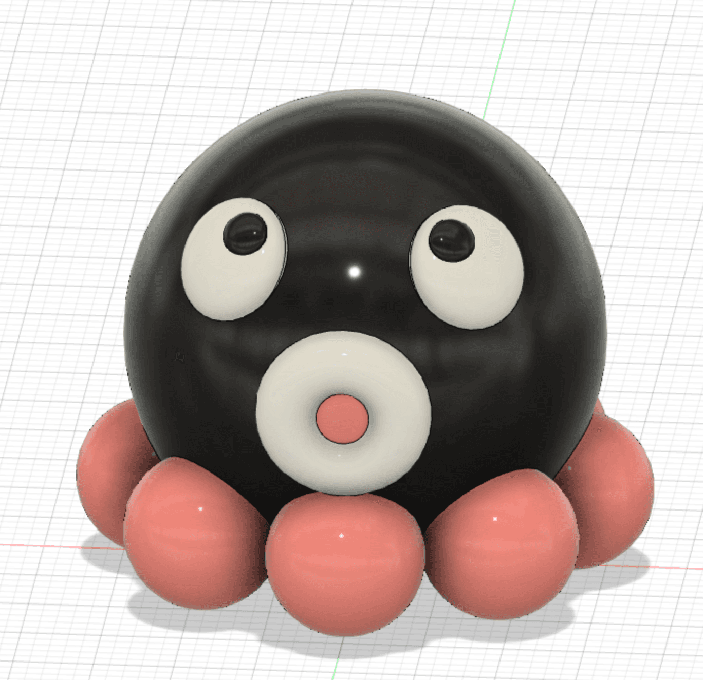 Cute Octopus 3d model