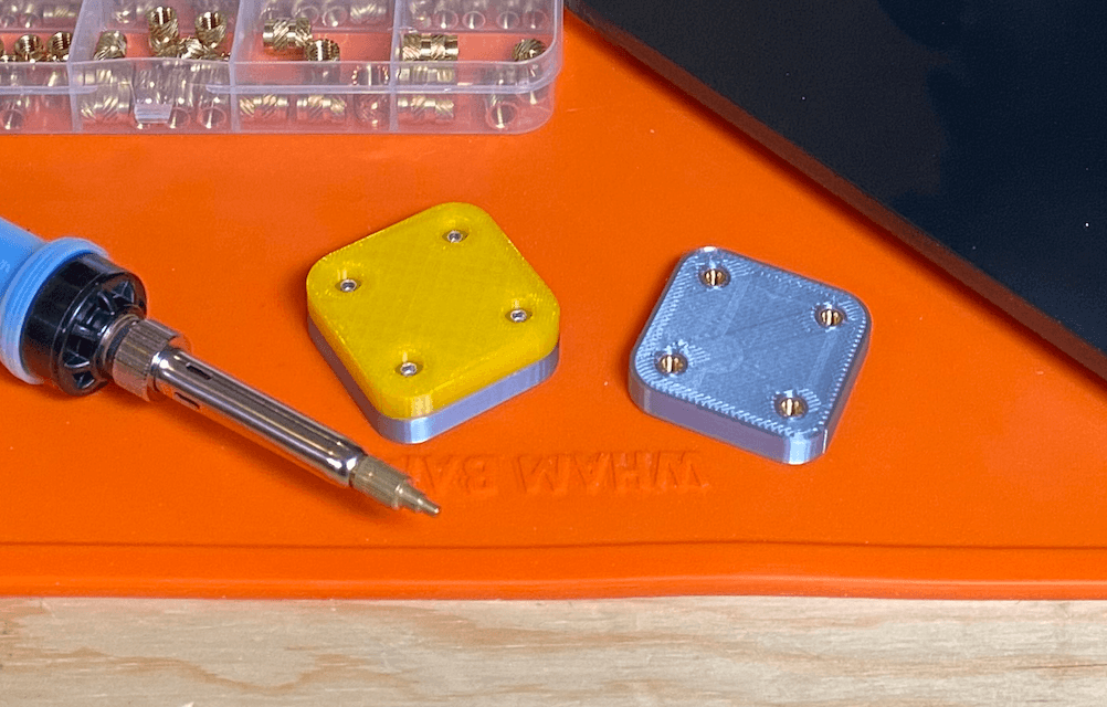 Heat Set Insert Practice Parts 3d model