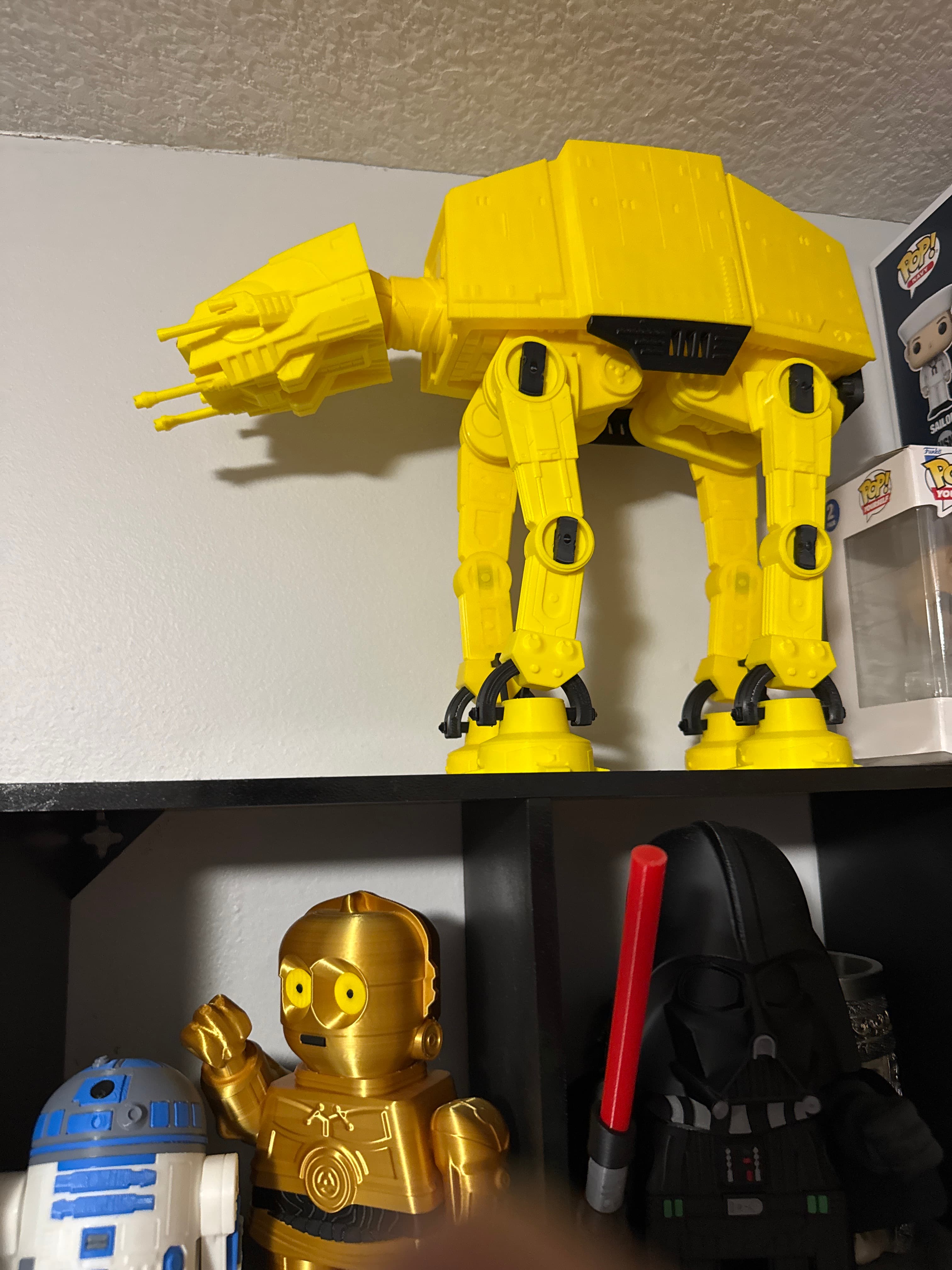 I work for caterpillar and wanted to make a caterpillar themed. ATAT. I just gotta get stickers for it.