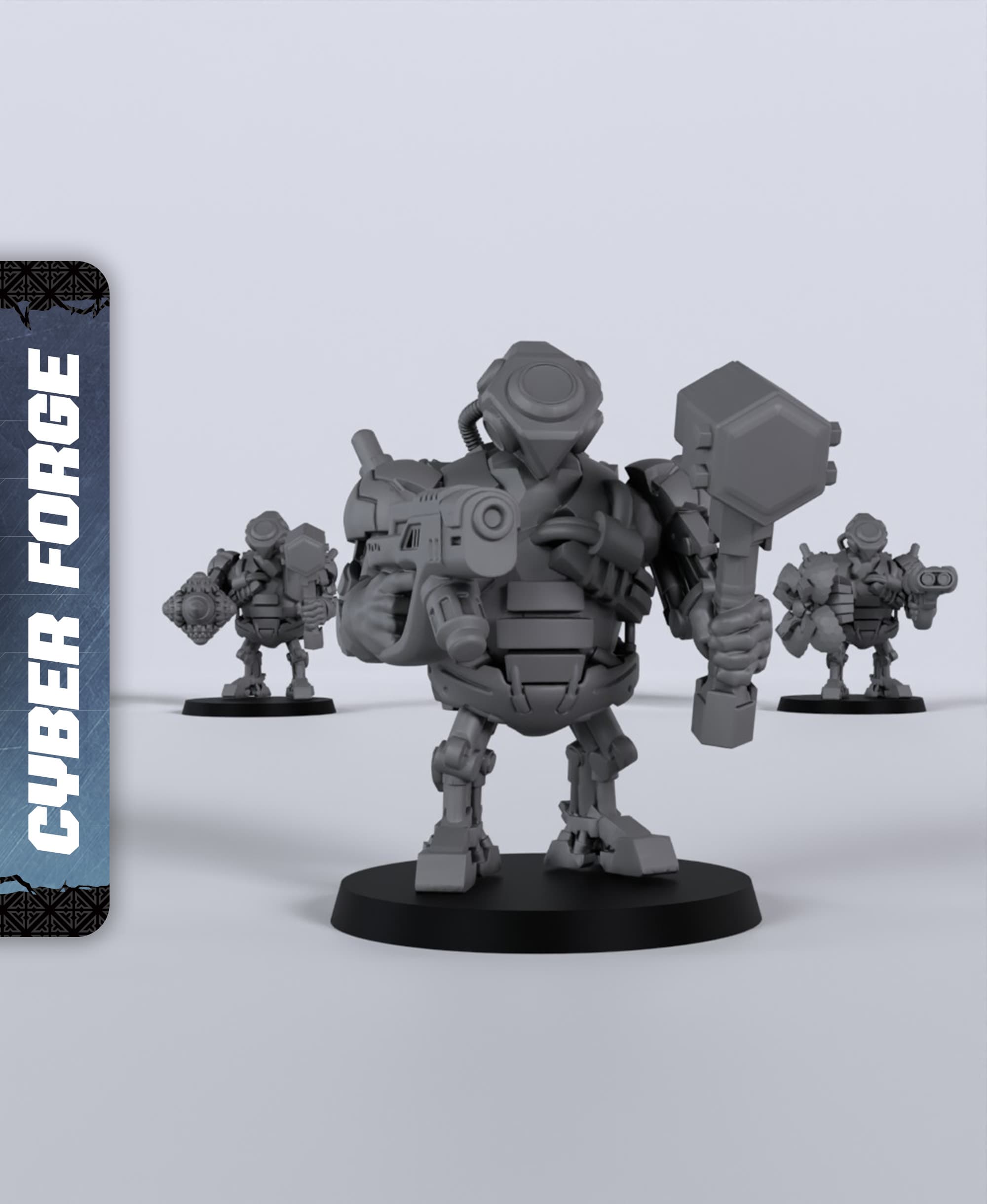 Drilldrones - With Free Cyberpunk - Sci-Fi Gift Ideas for RPG and Wargamers 3d model