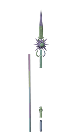 SPEAR OF NIGHT/EVENING BALDURS GATE 3 3d model