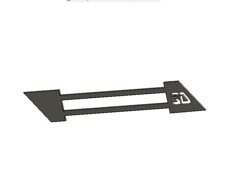 slayding plate (contour tool).obj 3d model
