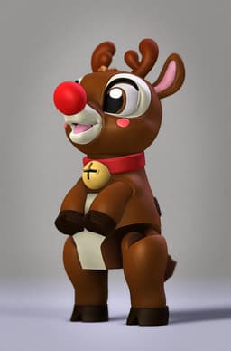 Baby Rudolph 3d model
