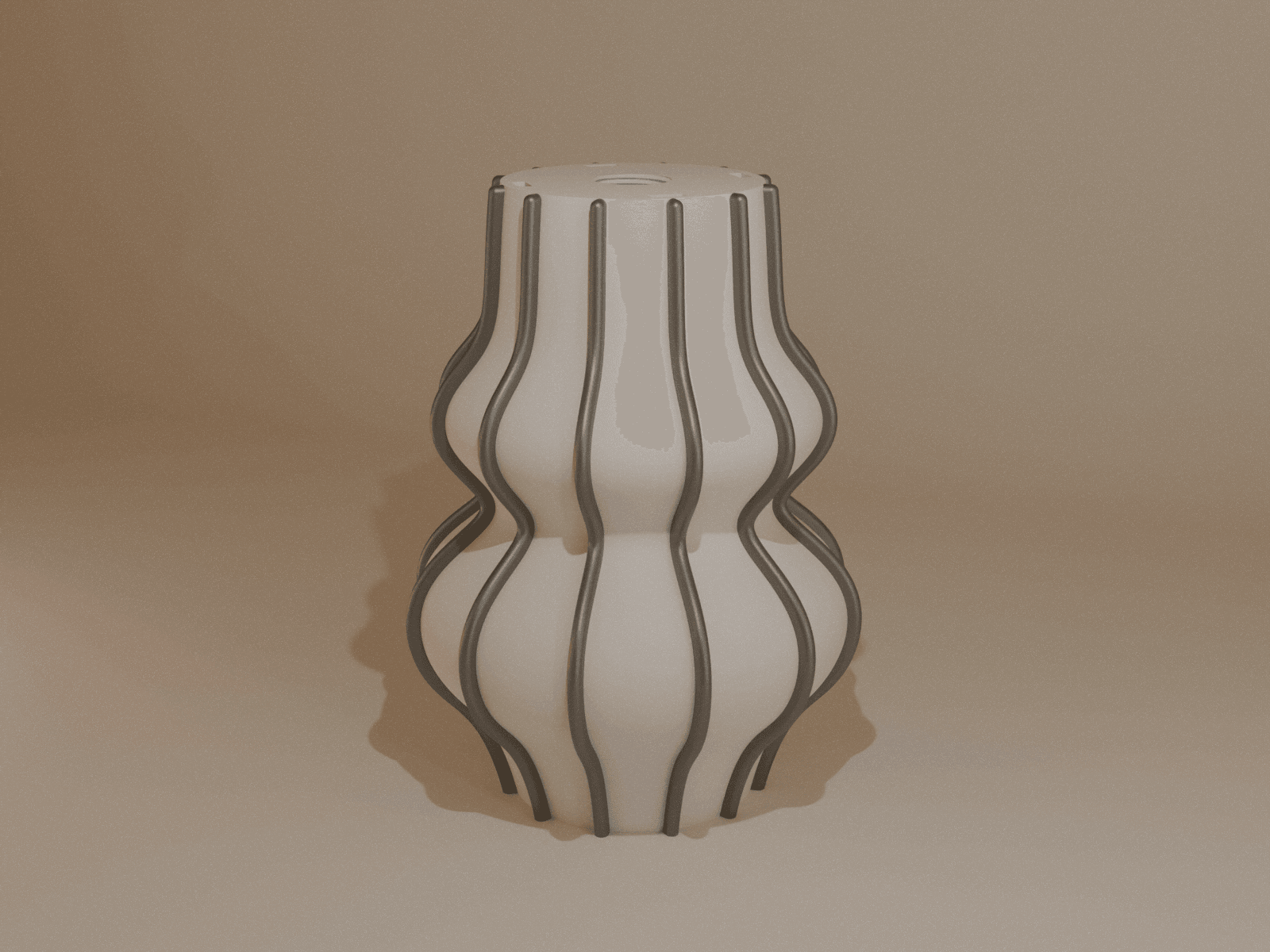 Moduluma - Big Modern Vase 3d model