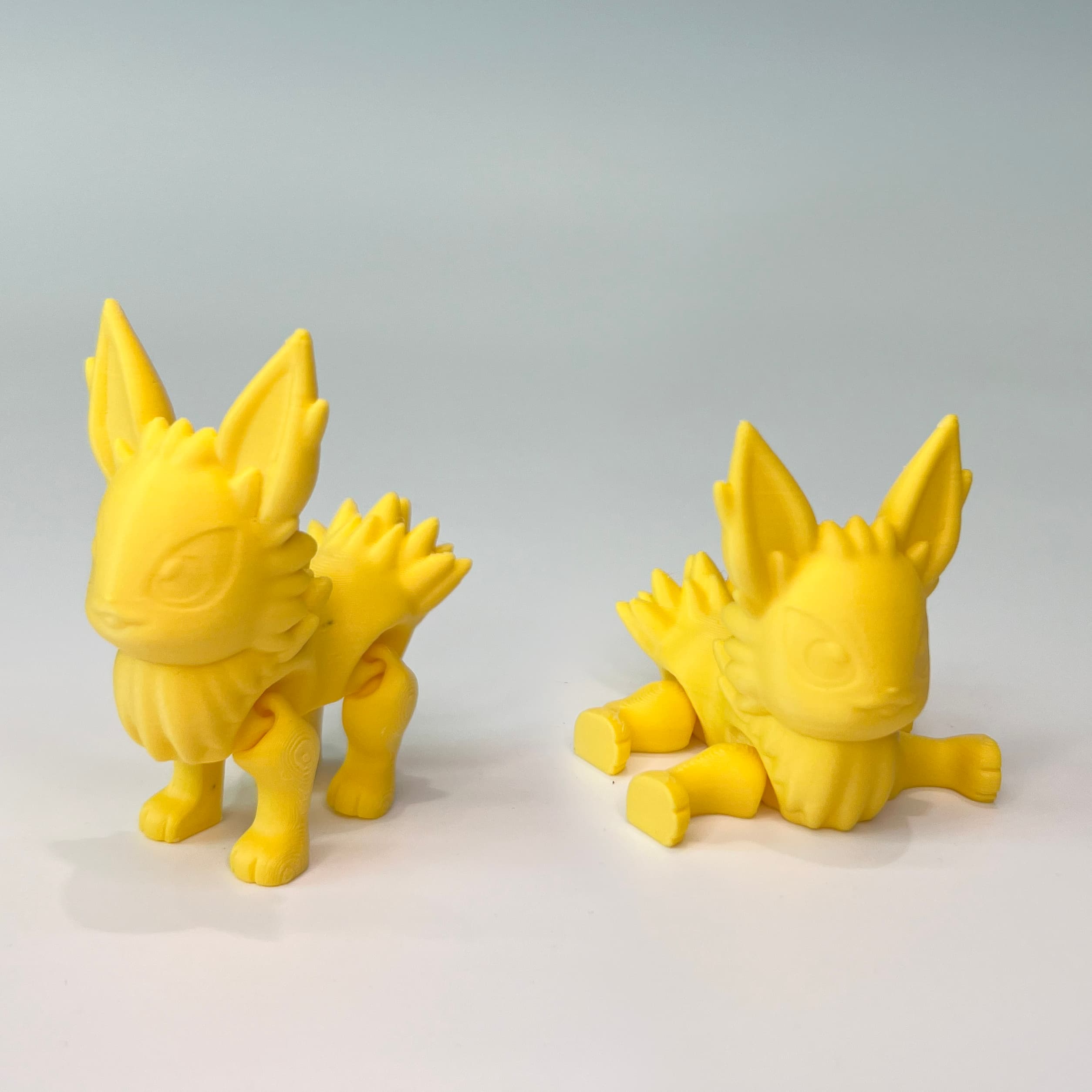 Flexi Jolteon (Easy Print No Supports) 3d model