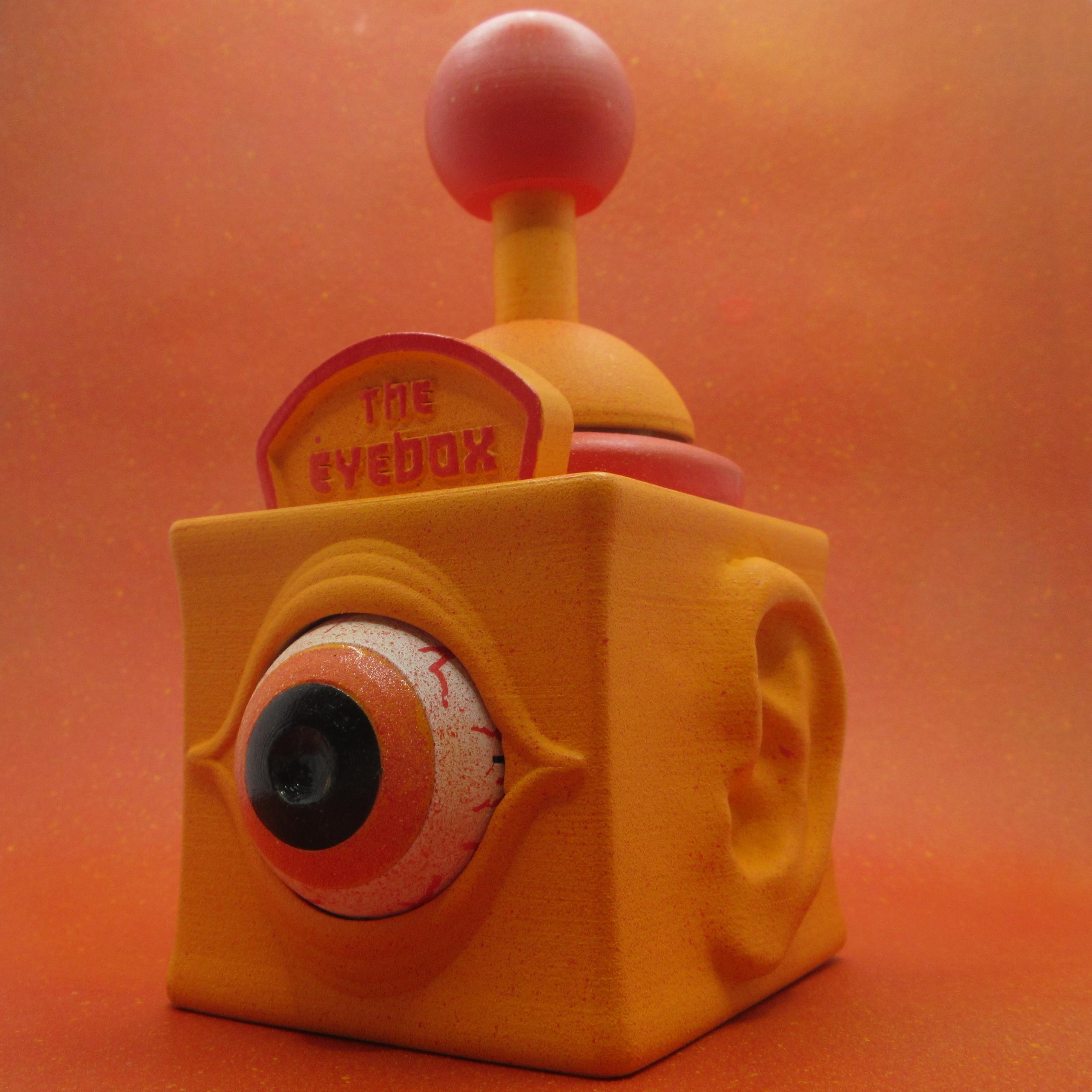 ANIMATRONICS MECHANICAL MOVING EYE - NO ELECTRONICS REQUIRED - FULLY 3D PRINTABLE 3d model
