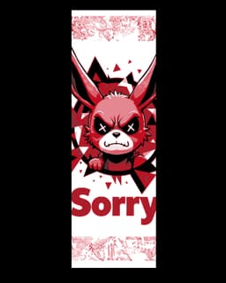 Say sorry even if you don't mean it - Set of bookmarks 3d model