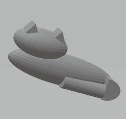 FHW:(Mechanicalfrog) Cat Fridge magnet 3d model