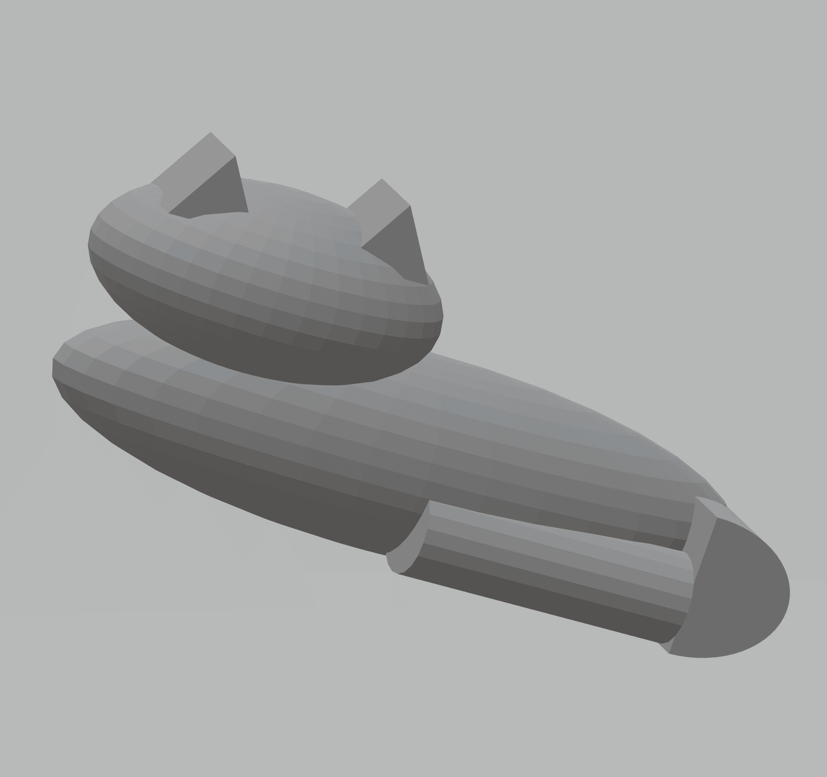 FHW:(Mechanicalfrog) Cat Fridge magnet 3d model