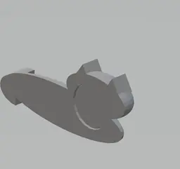 FHW:(Mechanicalfrog) Cat Fridge magnet 3d model