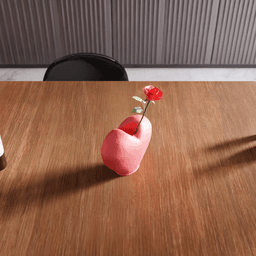 Heart Faceted Decorative Vase 3d model