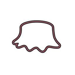 Tree Stump Cookie Cutter STL File - 4 inches 3d model