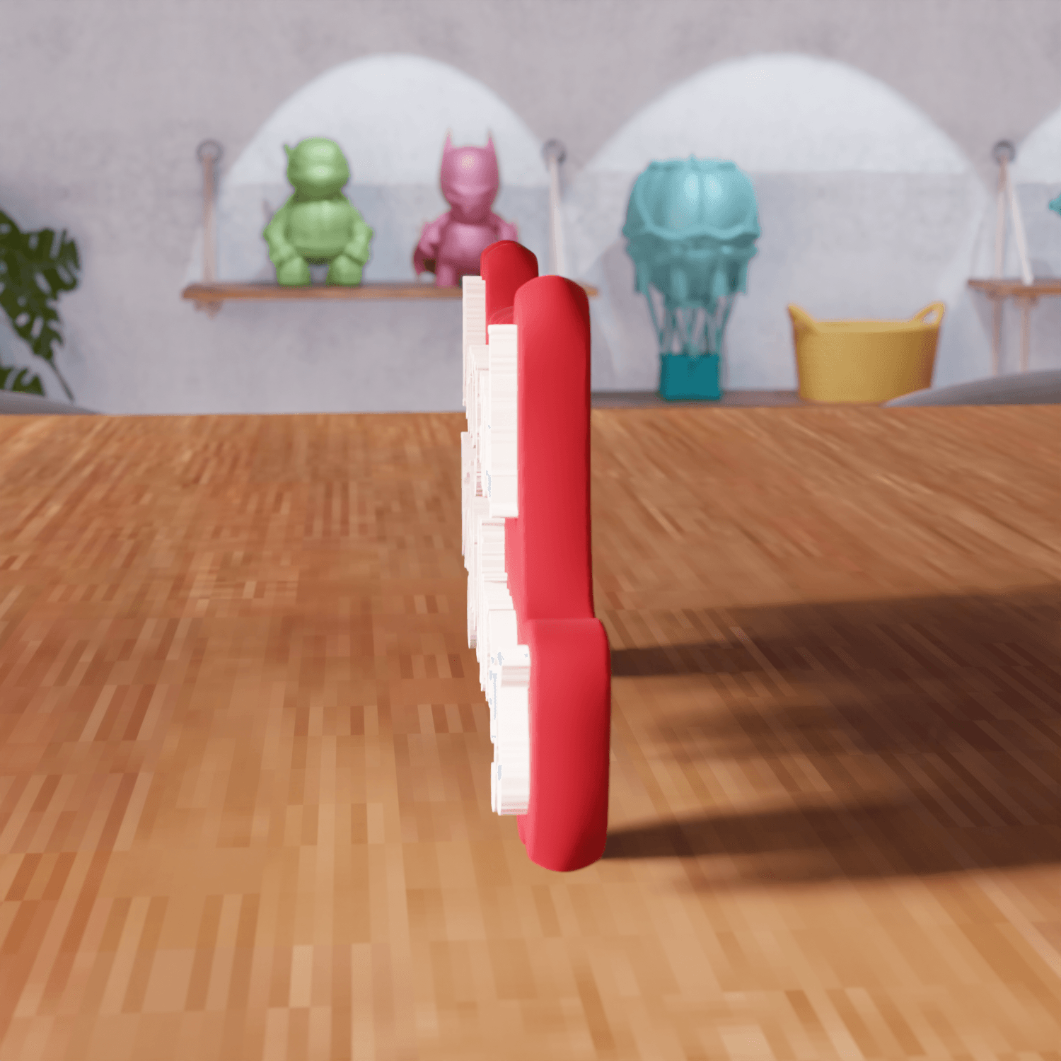 Merry and Bright Always Christmas Keychain 3d model