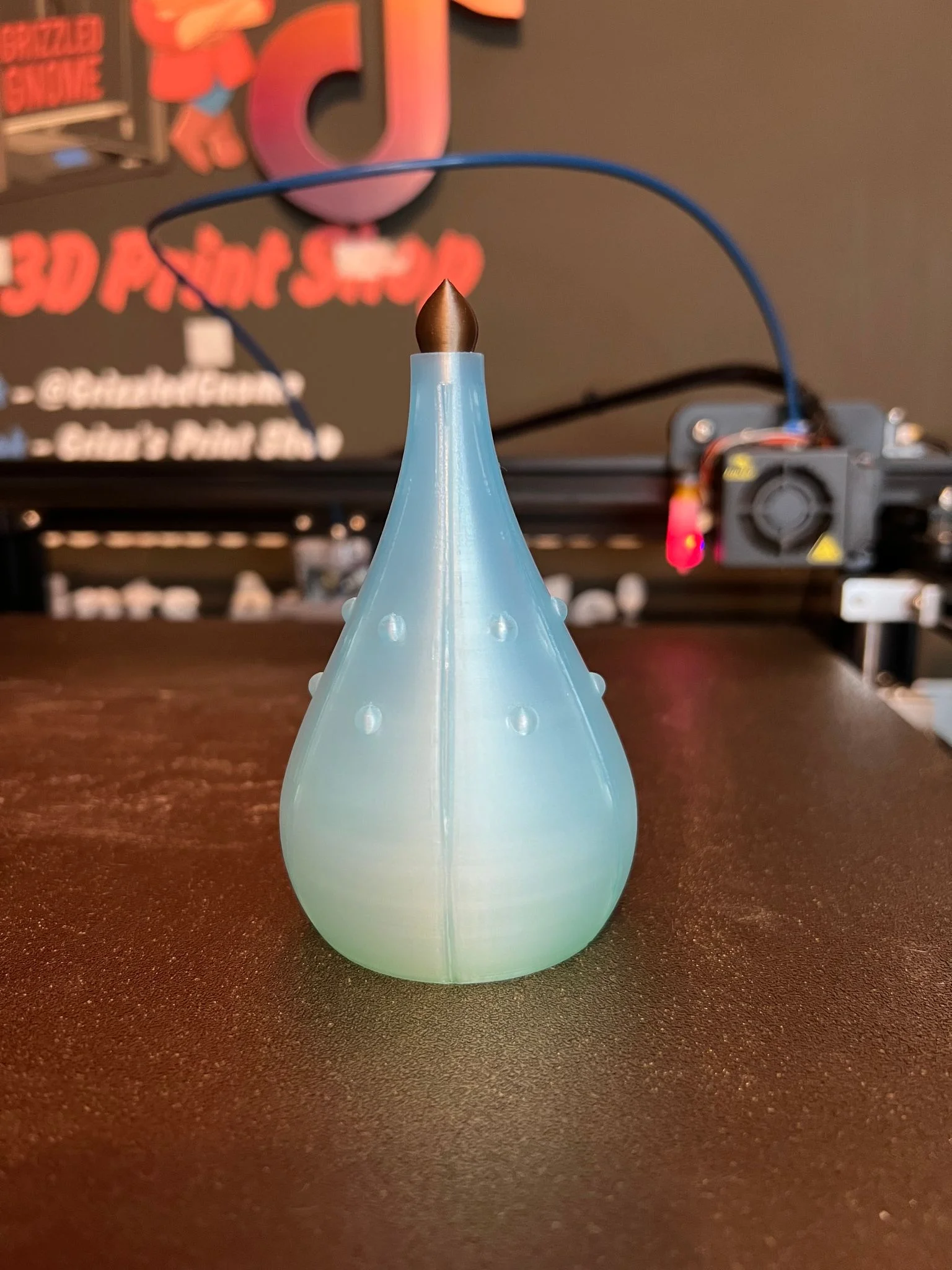 Potion bottle - Elegant - Print in place 3d model