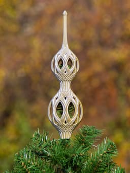 Open Cathedral Christmas Tree Toper 2024 3d model