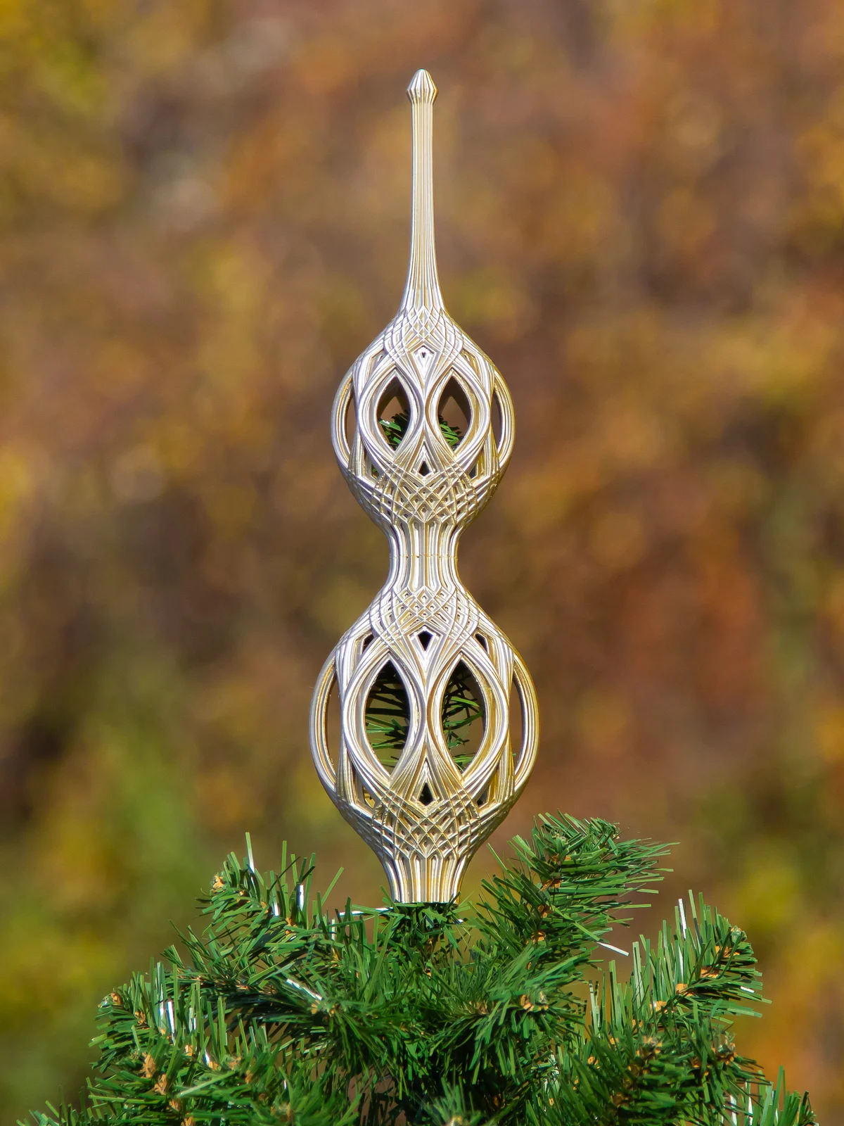 Open Cathedral Christmas Tree Toper 2024 3d model