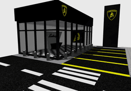 The Ultimate 1/64 Supercar Showroom Diorama - Luxury Garage STL Files 3d model