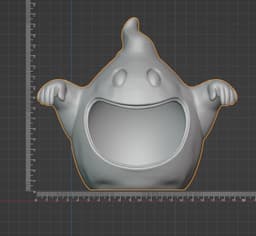 Spooky Ghost Candy Bowl 3D Printable Halloween Treat Holder 3d model