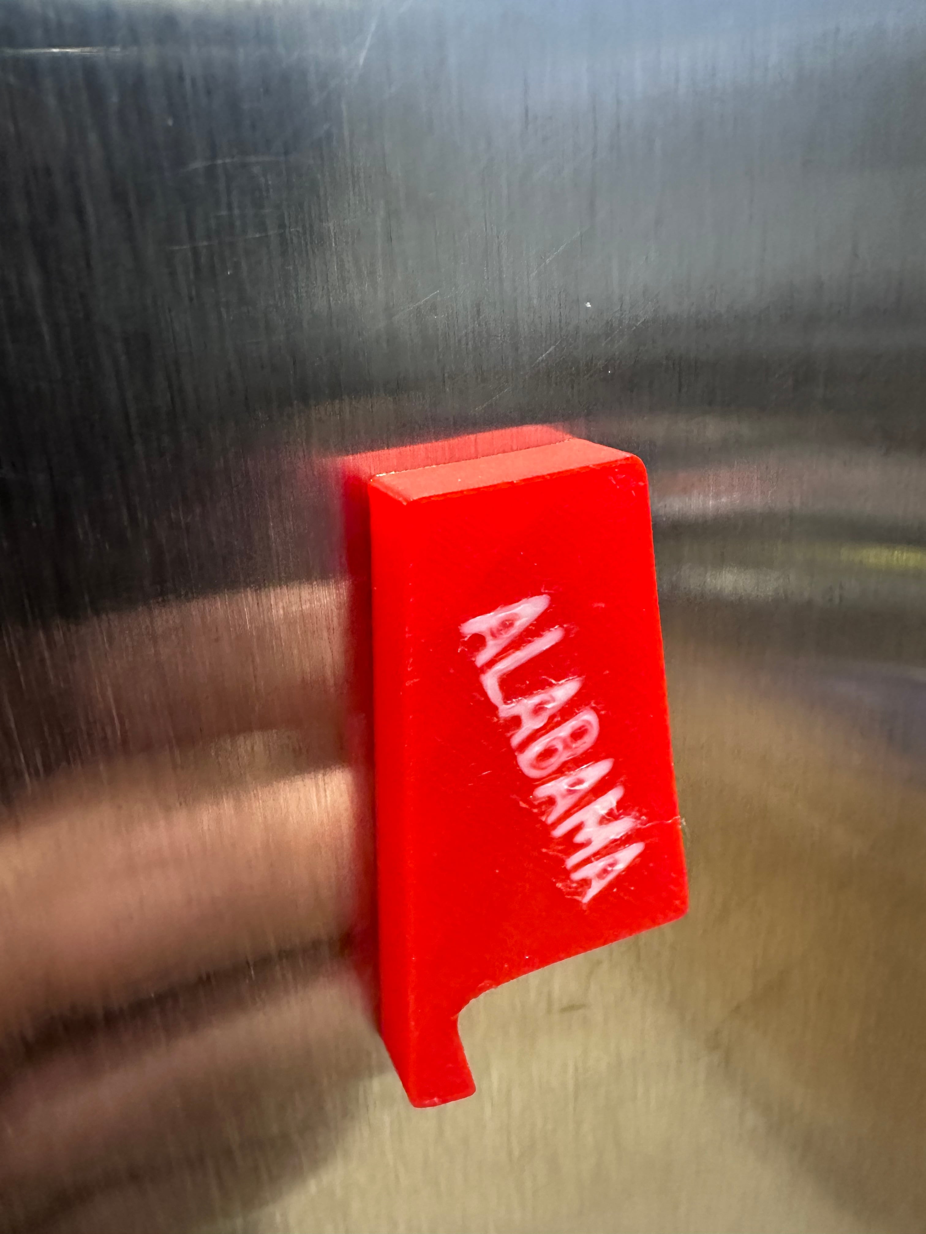 Merica Fridge Magnets - MMU version - Alabama 3d model