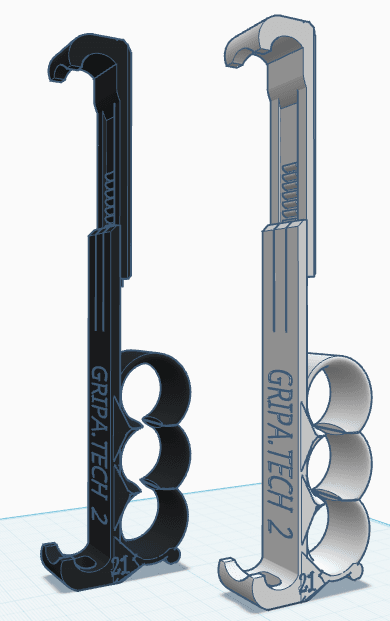GT2-H20-T048 Small Phone Grip 3d model