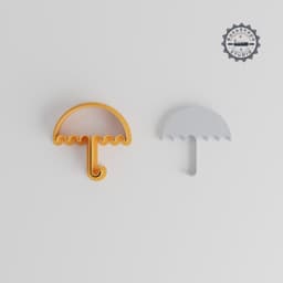Umbrella Shape Cutter Set, 18 Piece, Sizes 0.75"-5.00", Perfect for Cookies, Fondant & Clay, Weather, Rain, Protection PRODUCT_4530 3d model